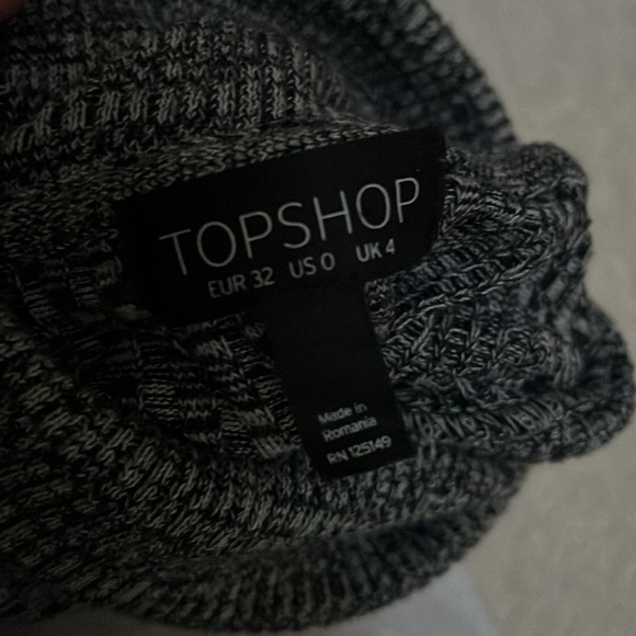 Speckled Grey TOPSHOP Turtleneck - Picture 5 of 7
